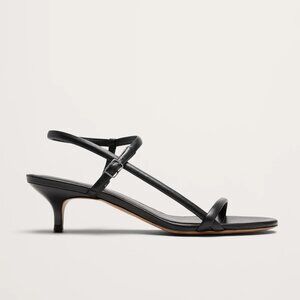 BANANA REPUBLIC | Black Strappy Kitten-Heel Sandal